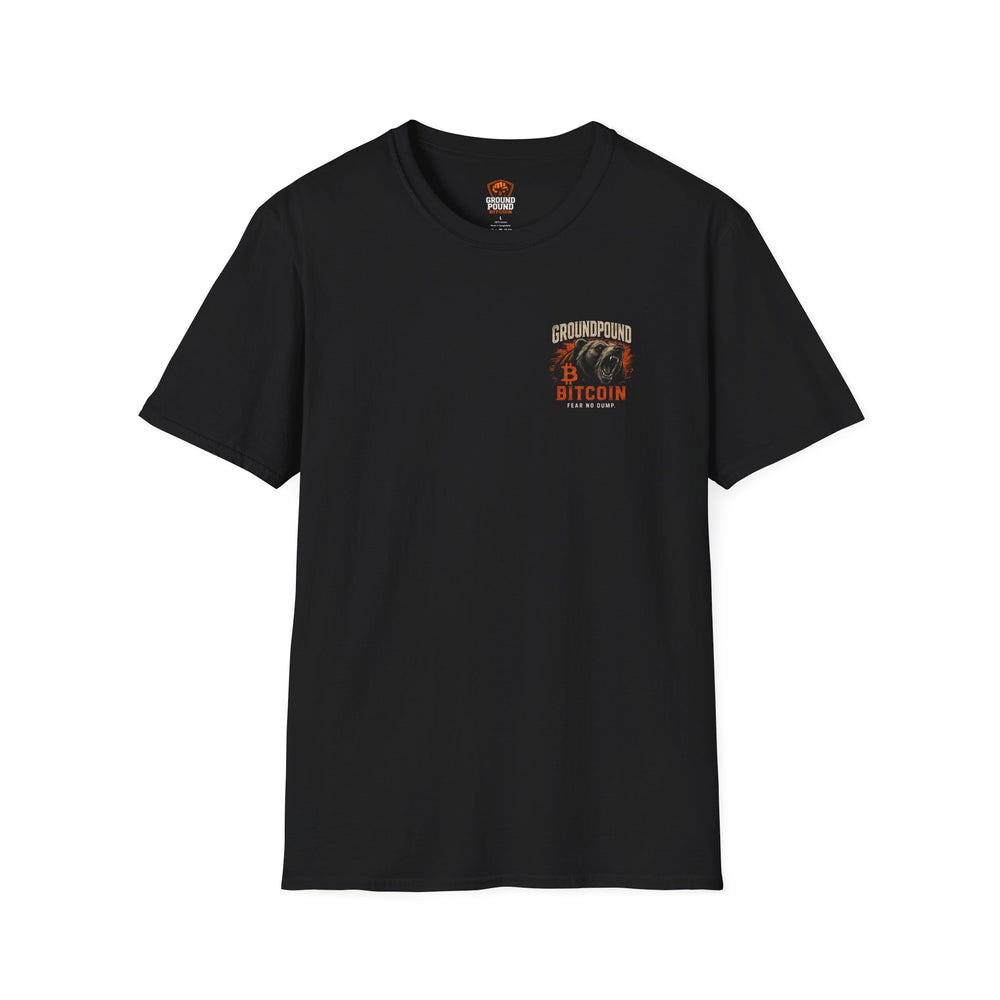 GroundPound Bitcoin Fear No Dump Bear Graphic T-Shirt - view 2
