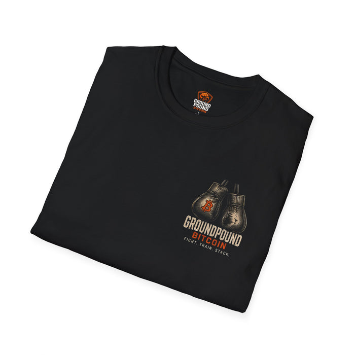 Groundpound Bitcoin Boxing Gloves T-Shirt - view 5
