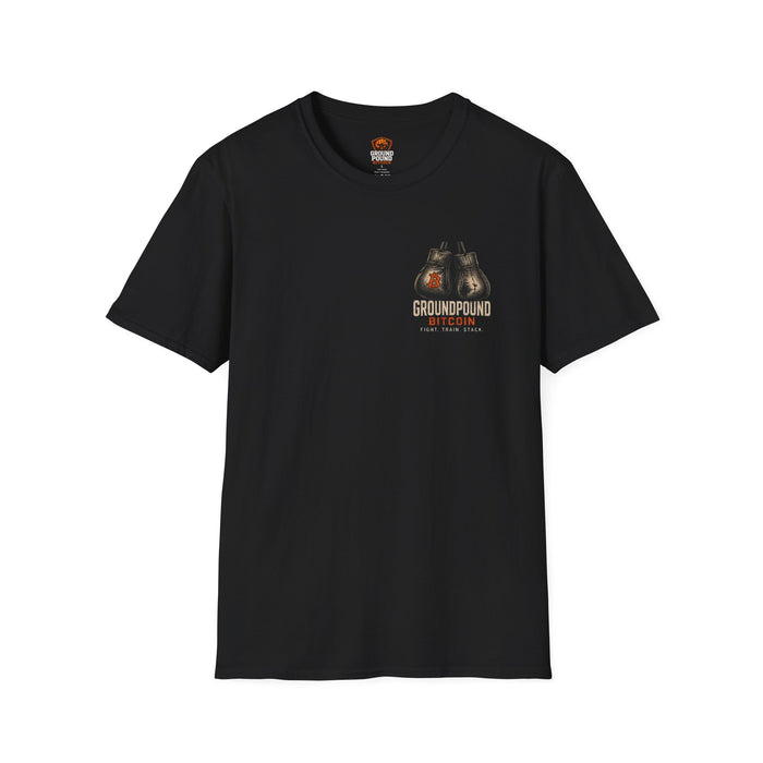 Groundpound Bitcoin Boxing Gloves T-Shirt - view 2