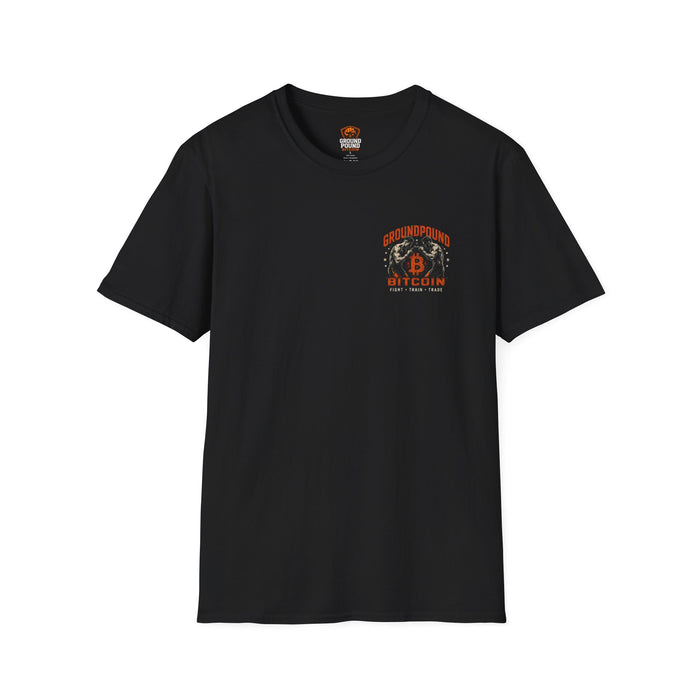 GroundPound Bitcoin Fight Train Trade T-Shirt - view 2