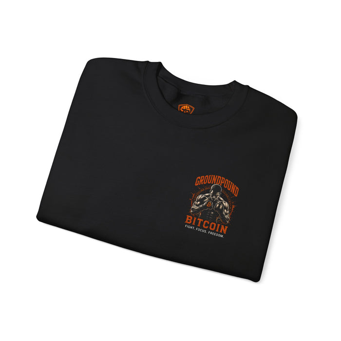 GroundPound Bitcoin Fight Focus Freedom Sweatshirt - view 4