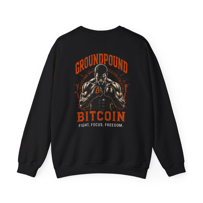 GroundPound Bitcoin Fight Focus Freedom Sweatshirt - view 3