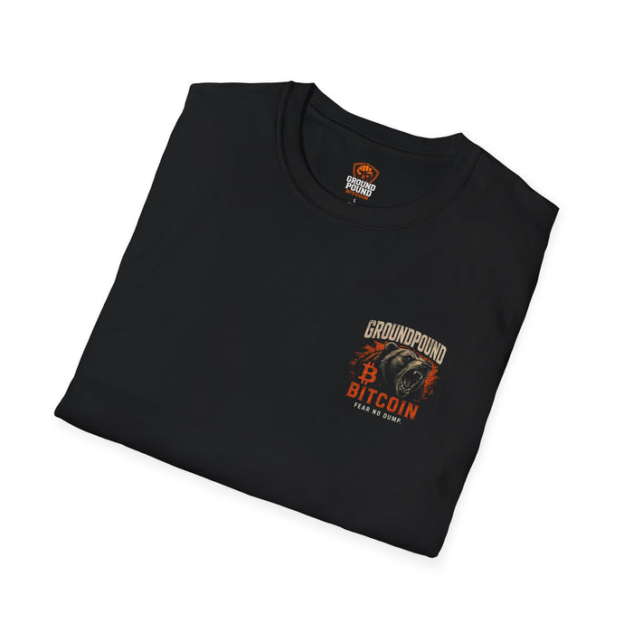 GroundPound Bitcoin Fear No Dump Bear Graphic T-Shirt - view 5