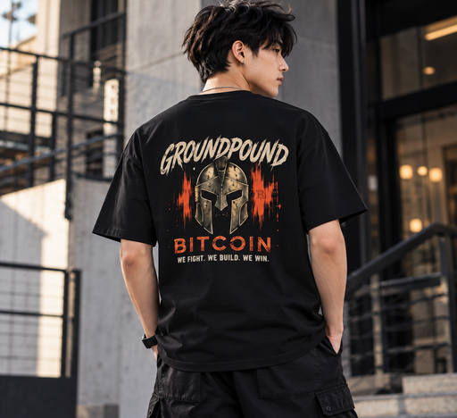 GroundPound Bitcoin Graphic T-Shirt - view 1