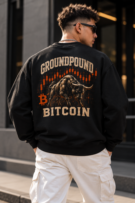 GroundPound Bitcoin Bull Sweatshirt - view 1