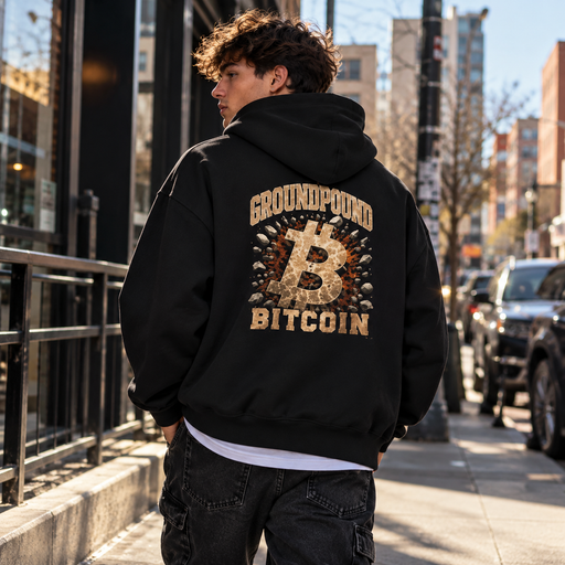 Bitcoin Ground Pound Hoodie - view 1