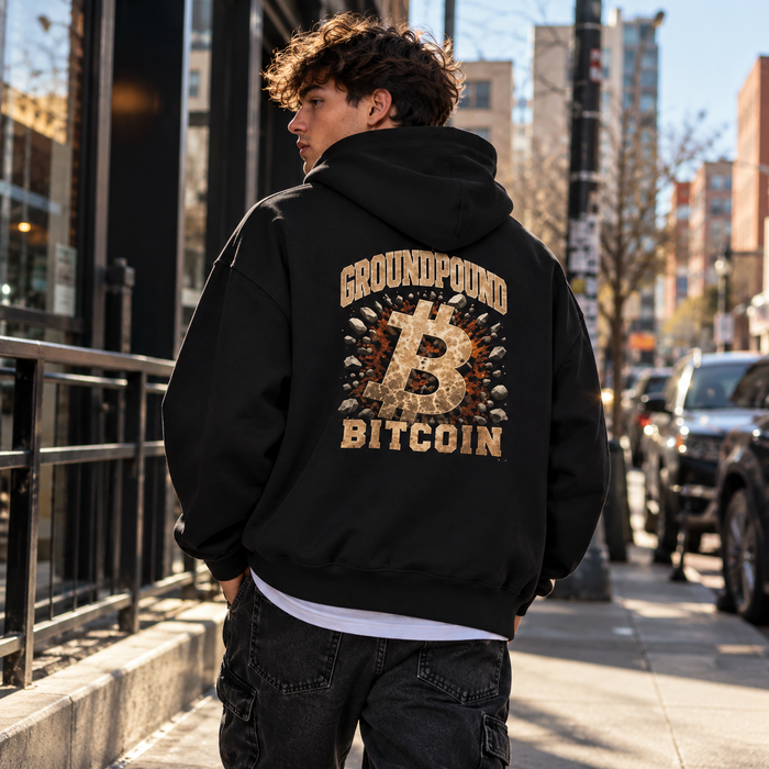 Bitcoin Ground Pound Hoodie - view 1
