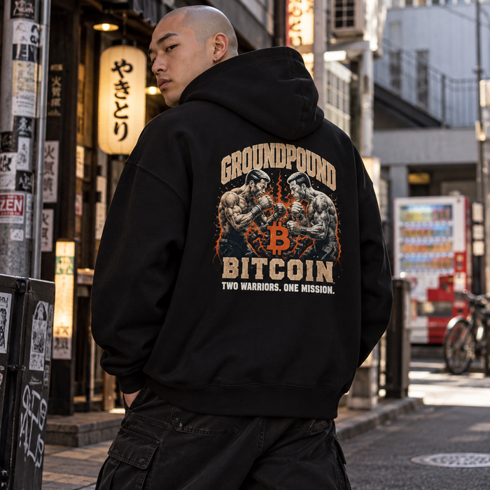 Bitcoin Graphic Hoodie – Cryptocurrency Investor Sweatshirt - view 1