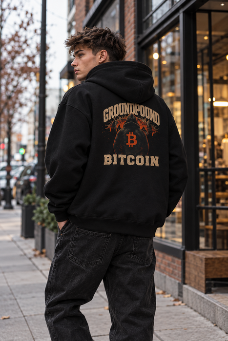 Ground Pound Bitcoin Hoodie - view 1