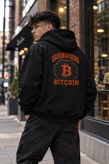 Bitcoin Ground Pound Graphic Hoodie - view 1