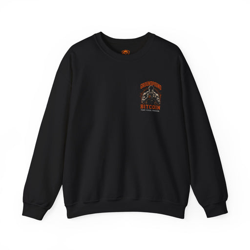 GroundPound Bitcoin Fight Focus Freedom Sweatshirt - view 2