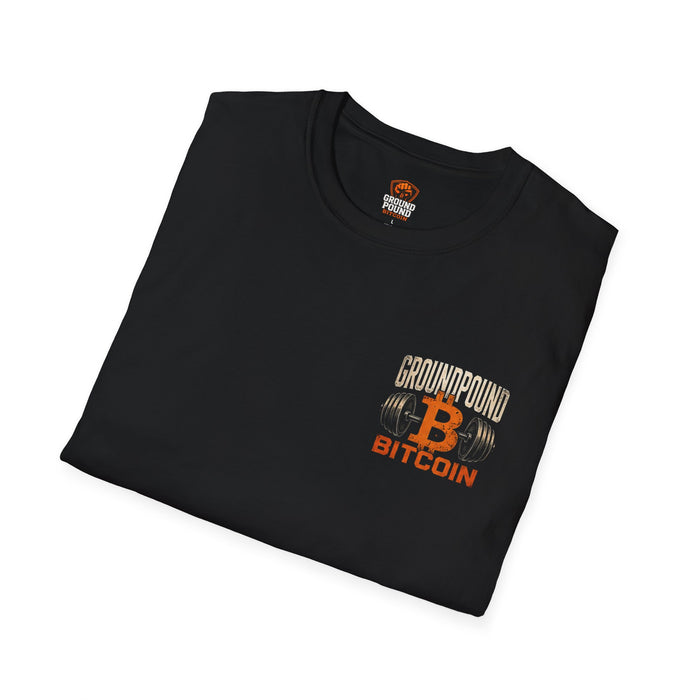 Ground Pound Bitcoin Weightlifting T-Shirt - view 5