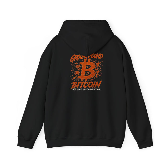 Ground Pound Bitcoin “Not Luck, Just Discipline” Hoodie - view 3
