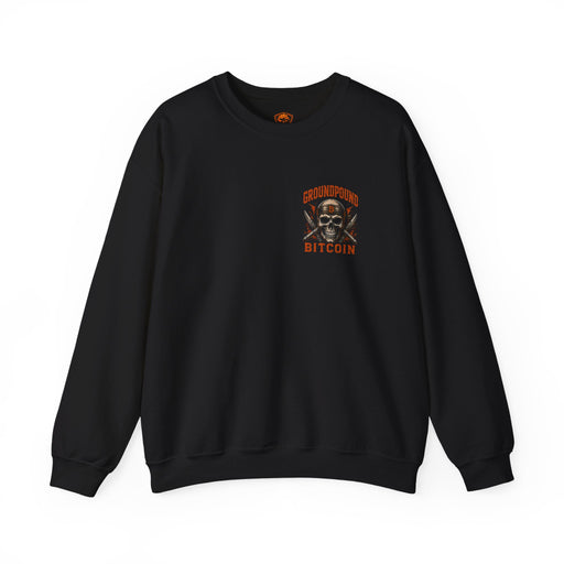 GroundPound Bitcoin Skull Crewneck Sweatshirt - view 2