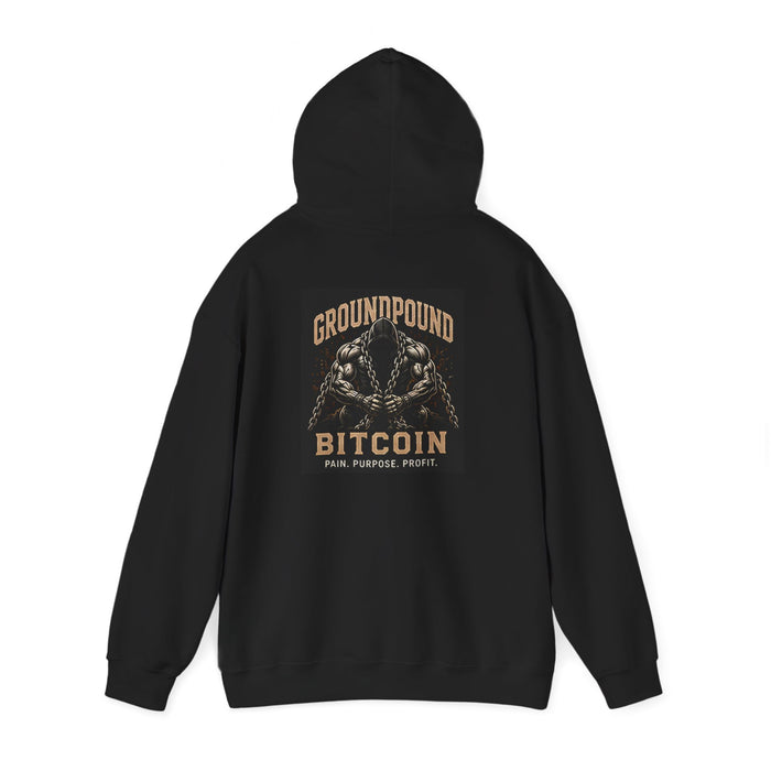 Ground Pound Bitcoin “Plan. Purpose. Profit.” Hoodie - view 4